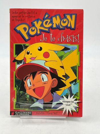 Livre Pokémon Je te choisis !