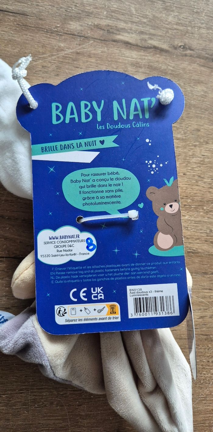 Doudou luminescent Baby Nat - photo numéro 6