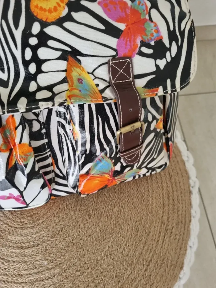 Sac cartable bandoulière vintage - photo numéro 3
