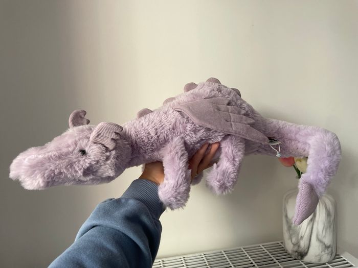 Peluche Jellycat Lavander Large Dragon 🐉 - photo numéro 5