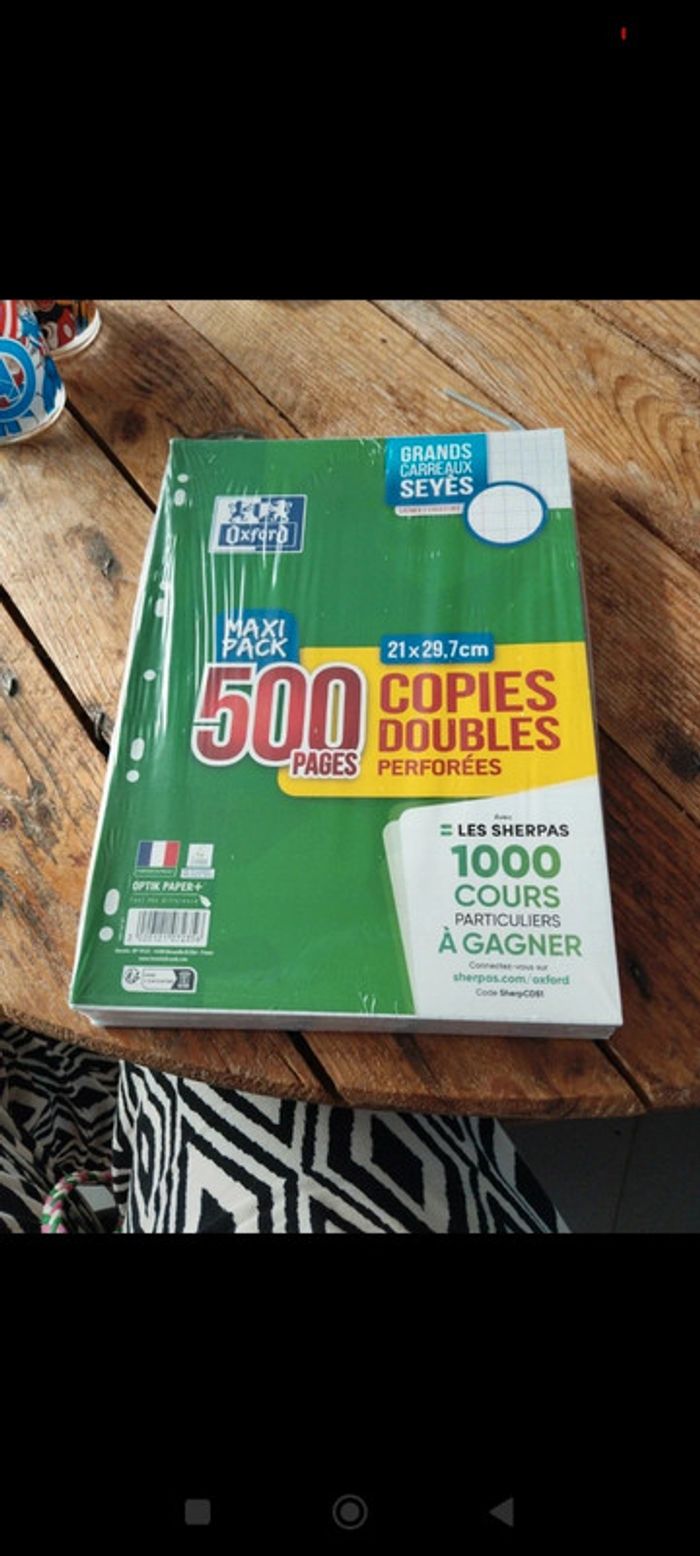 Copies doubles oxford
