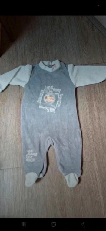 Pyjama épais ouverture arrière Tissaia 6mois 👻