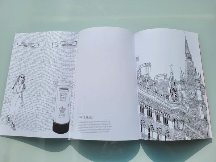 Grand cahier de coloriage Colorier Londres, éditions Marabout (47) - photo numéro 7