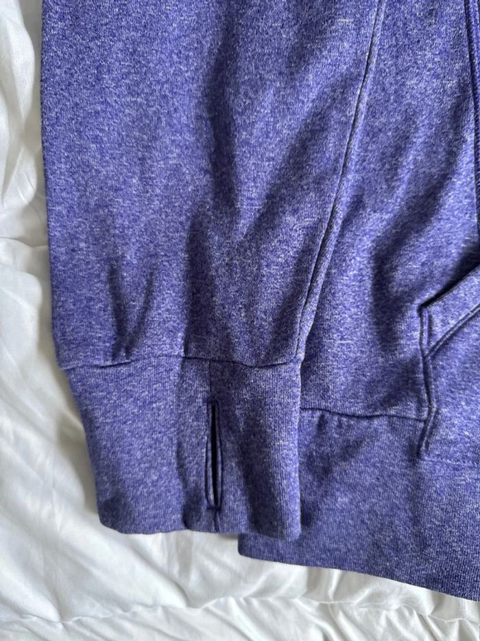 Sweat à capuche Adidas violet Ultimate Hoodie - Taille XL femme - photo numéro 4