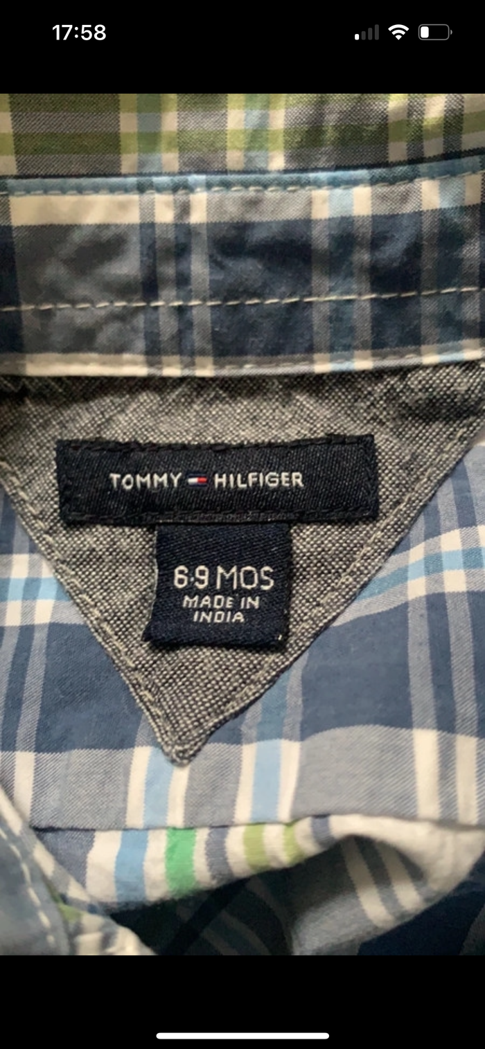 Chemise manches courtes - 6/9 mois - Tommy Hilfiger - photo numéro 2