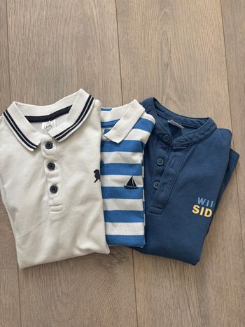 Lot de 3 polo  garçon 6/7 ans