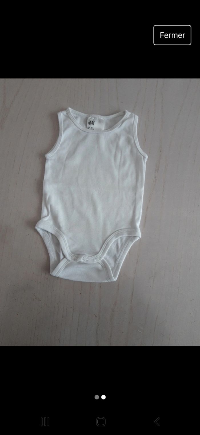 Lot 3 bodys été 2/4mois - photo numéro 2