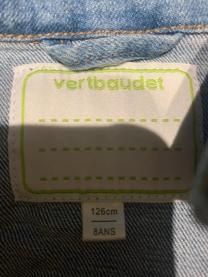 Veste en jean bleu clair - photo numéro 5