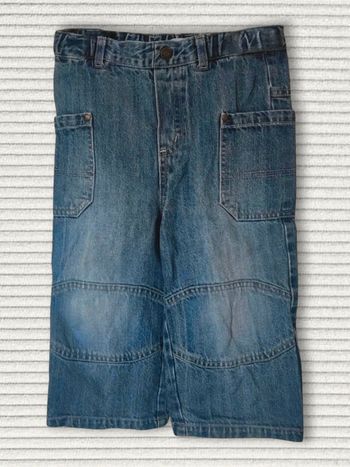 Pantalon jean bleu élastique / Kimbaloo - 24 mois