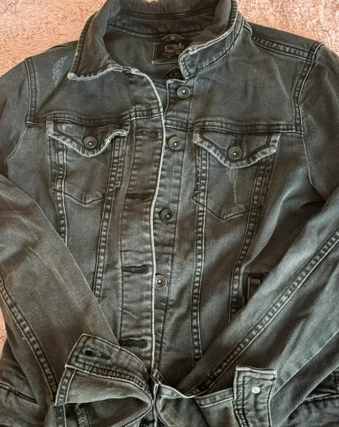 Veste jeans noire