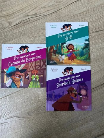 Lot de 3 livres une aventure avec