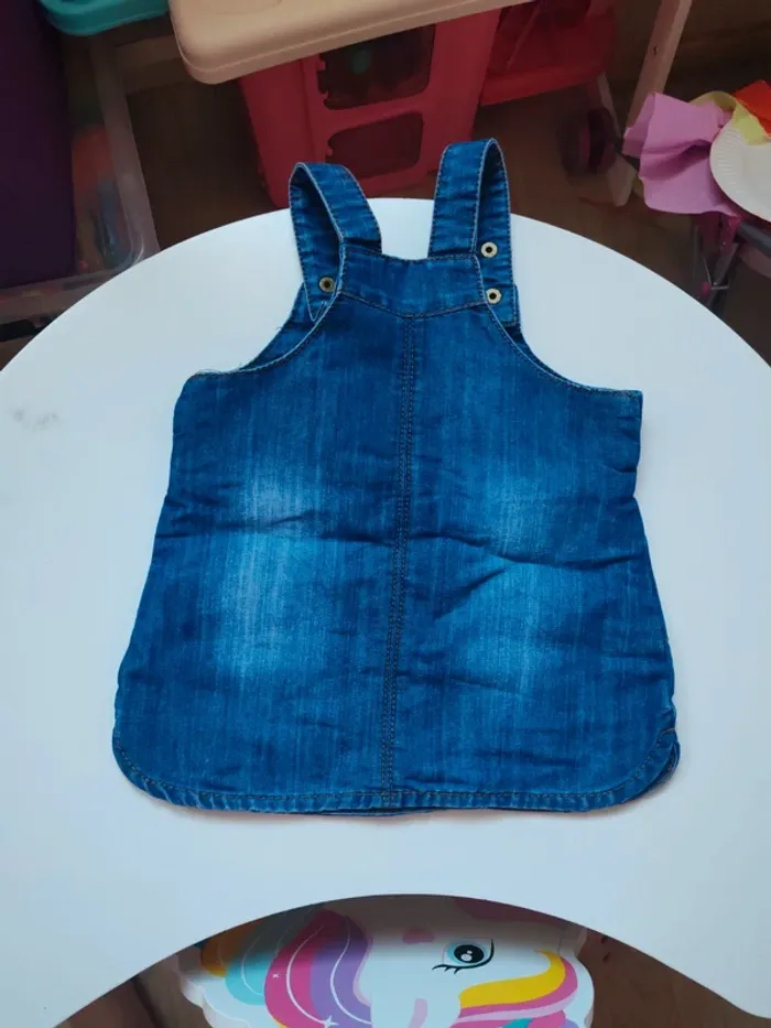 Robe en jeans fille 9 mois Tape à l'oeil - photo numéro 2