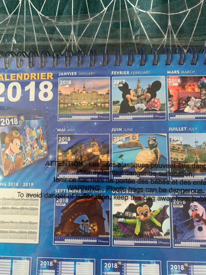 Calendrier 2018 Disney - photo numéro 3