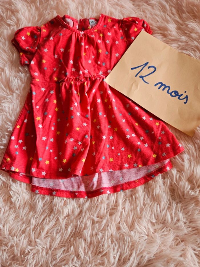 Robe bébé manches courtes
