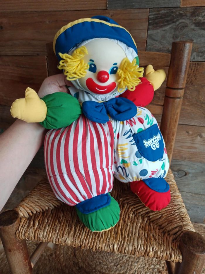 peluche vintage clown Berchet - photo numéro 8