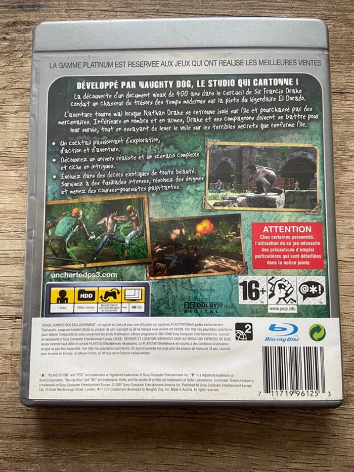 Uncharted drake’s fortune ps3 - photo numéro 4