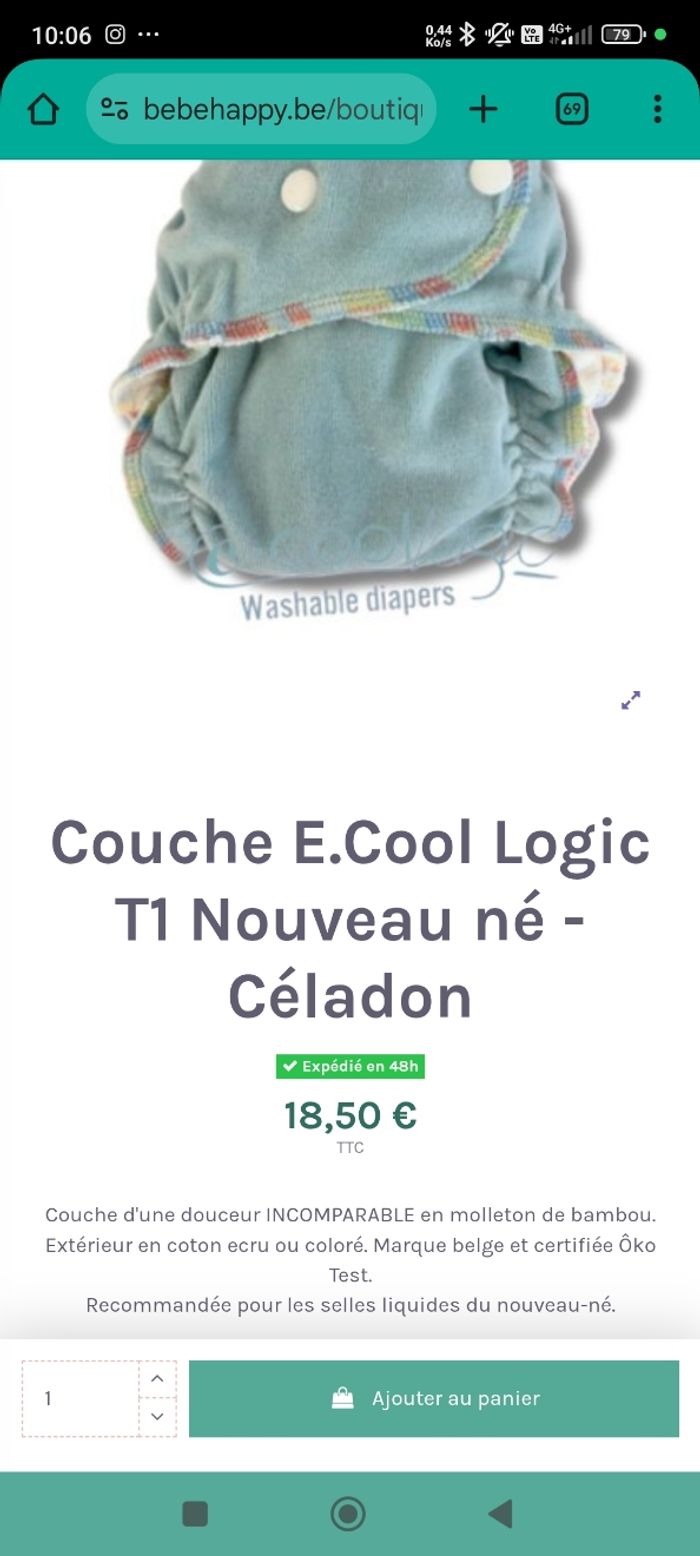 Lot de couches lavables neuve - photo numéro 8