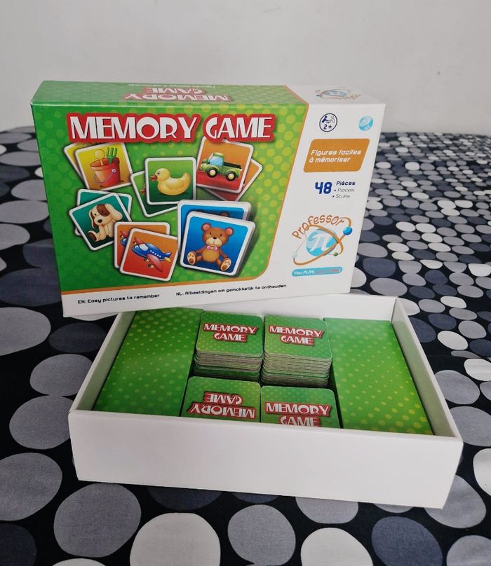 🧠 Jeu de mémoire "Memory Game" – 48 pièces – Professor Pi 🎲 - photo numéro 3