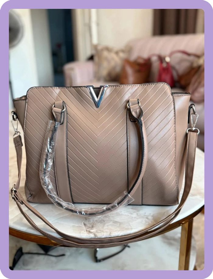 Sac à main taupe