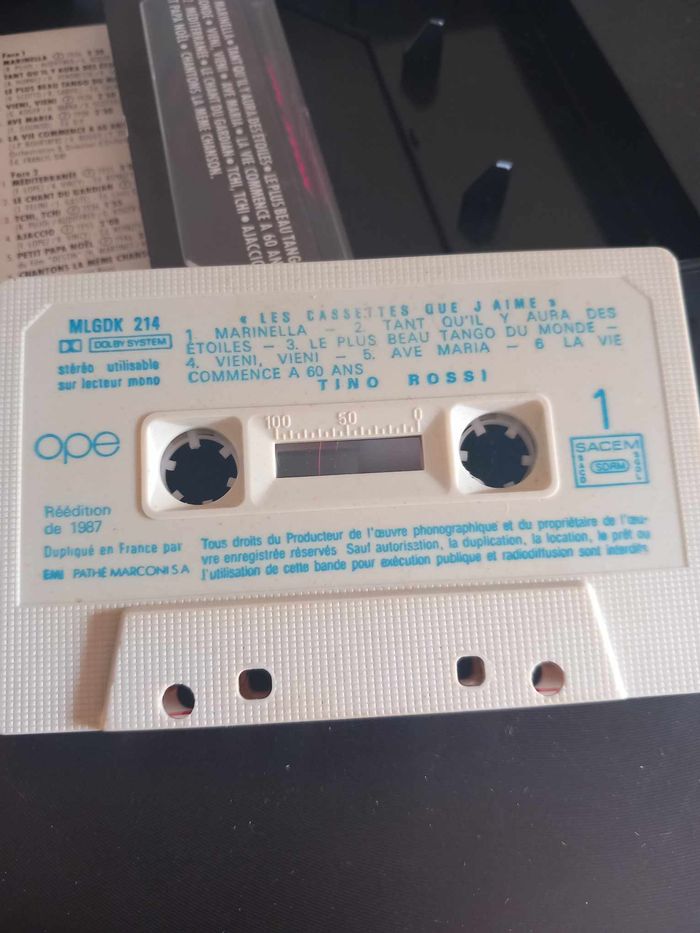 Cassette audio de Tino Rossi - photo numéro 7