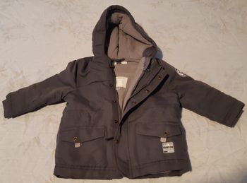 Parka chaude garçon, 3 en 1: automne - hiver / 3 ans