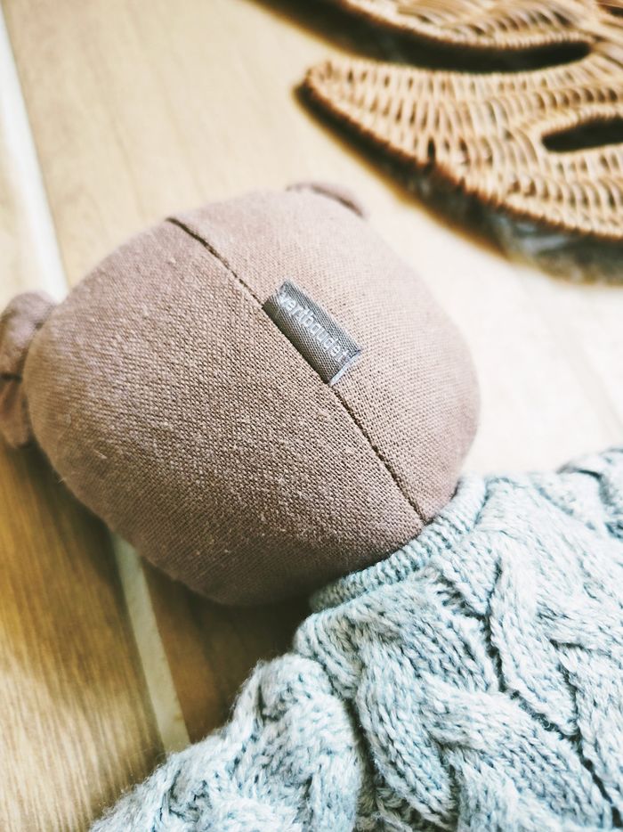 🐻Peluche doudou Ours/ourson avec pull tricoté marque Vertbaudet - photo numéro 4