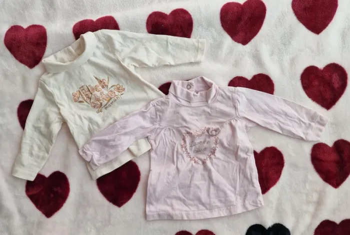 Lot tee shirts ML 3 mois