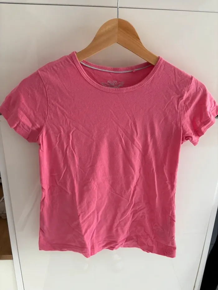 Tee shirt fille Fushia 10 ans