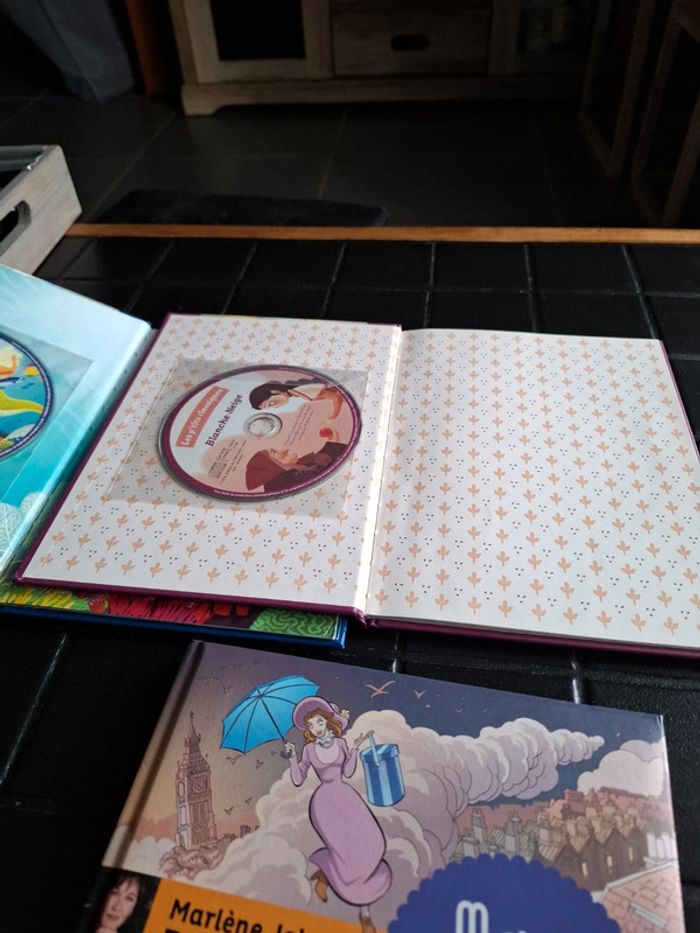 Livres avec cd blanche neige la petite sirene mary poppins - photo numéro 6