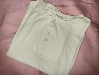 Tee shirt jaune paille