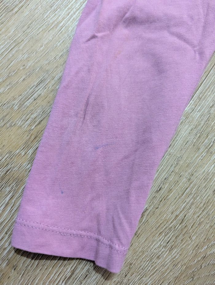 Lot 4 leggings & 2 t-shirts 12 mois bébé fille - photo numéro 8