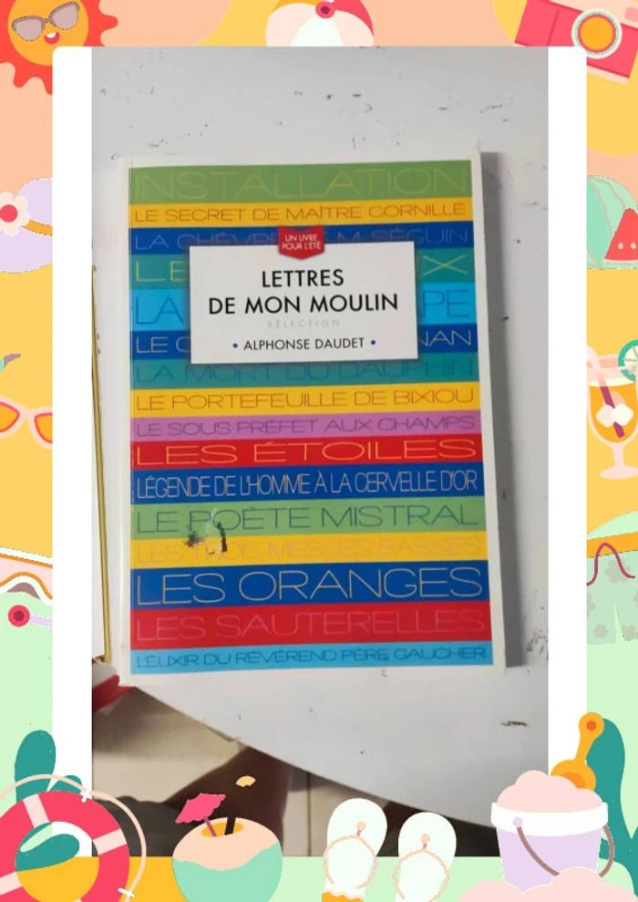 Livre lettres de mon moulin Alphonse Daudet