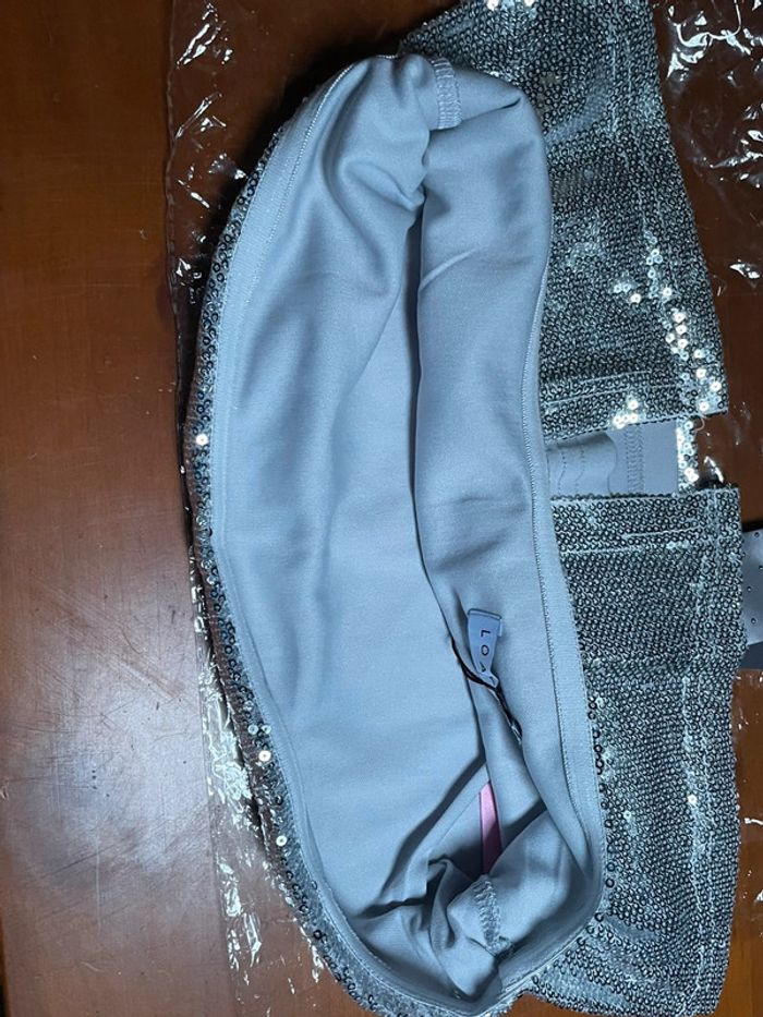 Top bandeau argenté Loavies neuf taille M - photo numéro 6