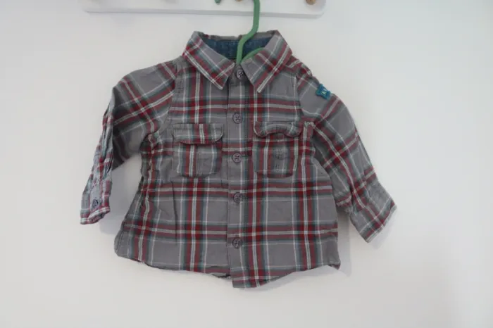 Ensemble automne chemise Ikks et pantalon/gilet Obaïbi 3 mois - photo numéro 5