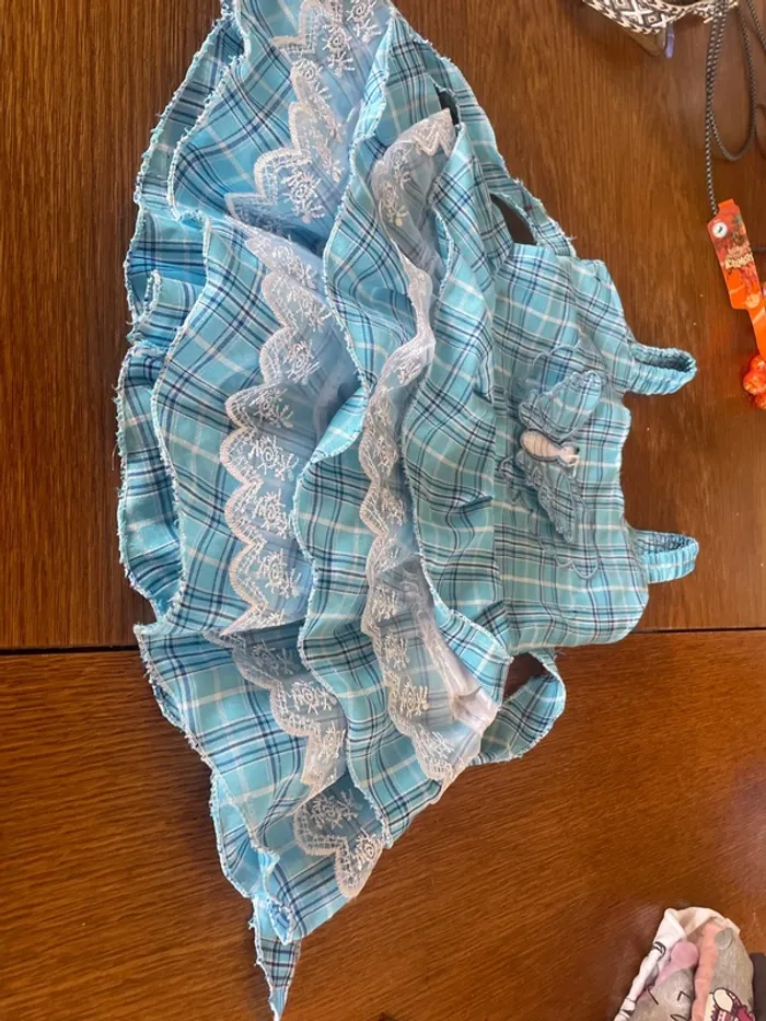 robe été bleu