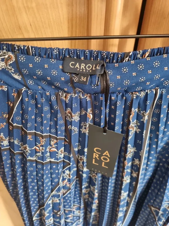 Jupe plissée à motifs caroll neuf - photo numéro 2