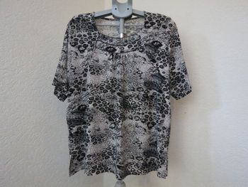 🖤 top imprimé léopard gris donitex 🖤
