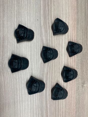 Lot 8 têtes de Dark Vador en Fimo