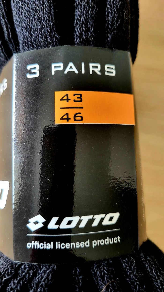 Lot de 3 paires de chaussettes Lotto 43 / 46 - photo numéro 2