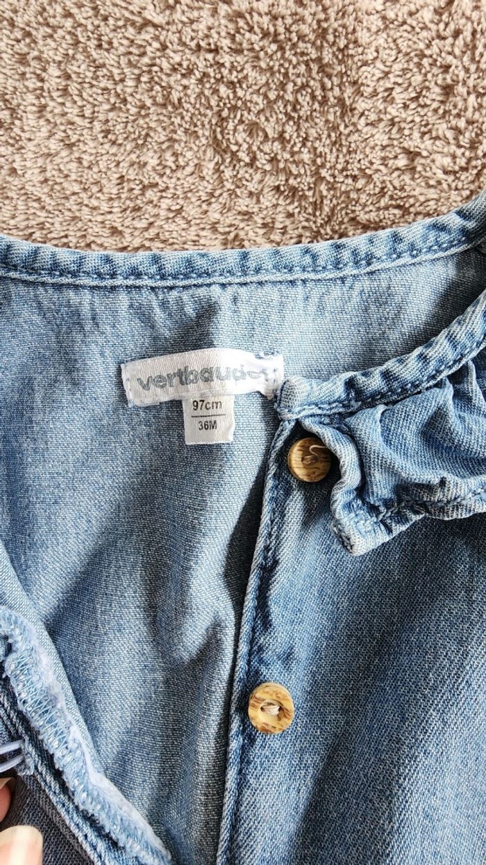 Robe en jeans 36 mois Vertbaudet - photo numéro 2