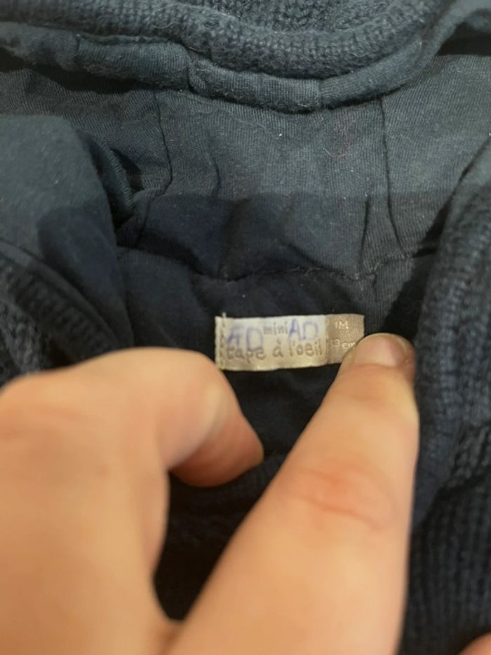 Gilet taille 1 mois - photo numéro 2