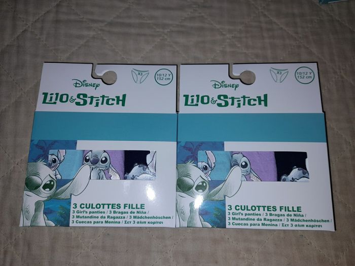 Lot culotte stitch T 10-12