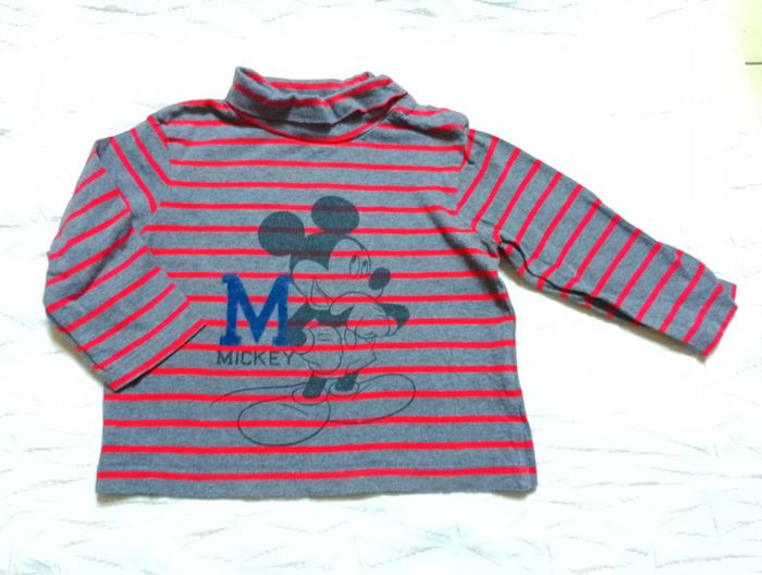 Disney haut manches longues col roulé Mickey