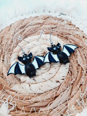 Boucles d'oreilles chauve-souris