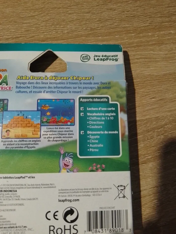 Jeu éducatif Leap Frog - sciences DORA l'exploratrice - 89018 - - photo numéro 7