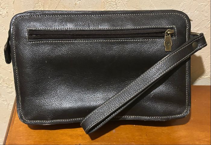 Pochette pour homme en cuir marron - photo numéro 2