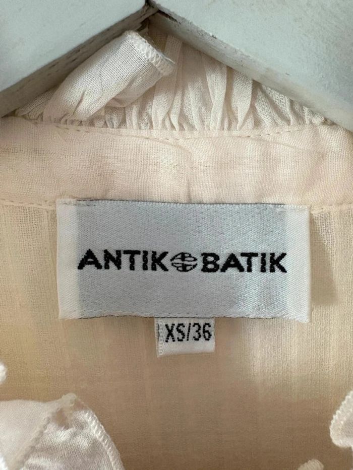 Chemise Antik Batik Yvonne crème / taille XS - photo numéro 5