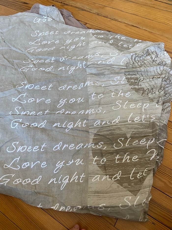 Housse de couette beige - photo numéro 2