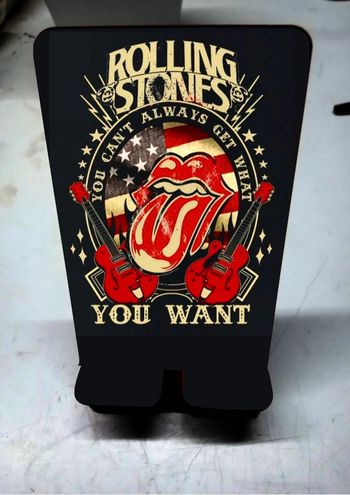 support téléphone motif rolling stones neuf