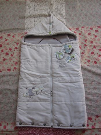 Nid d'ange imperméable pour poussette beige